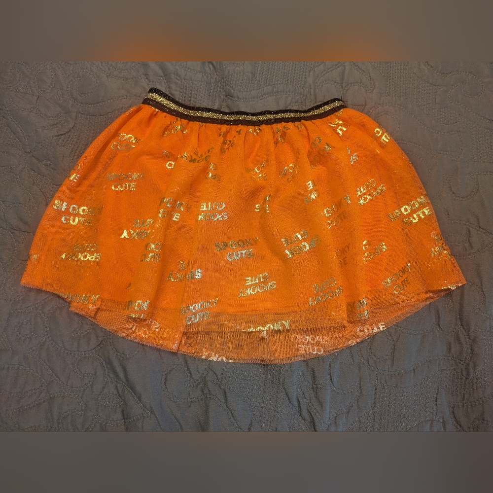 Girls Halloween Skirt Size 6